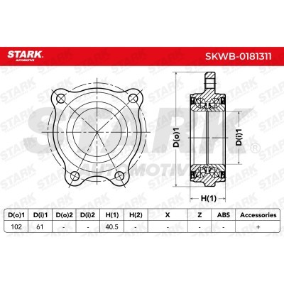 Wheel Bearing Stark SKWB-0181311 SKWB-0181311 - photo 10