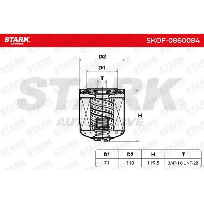 Oil Filter Stark SKOF-0860084 SKOF-0860084 - photo 5