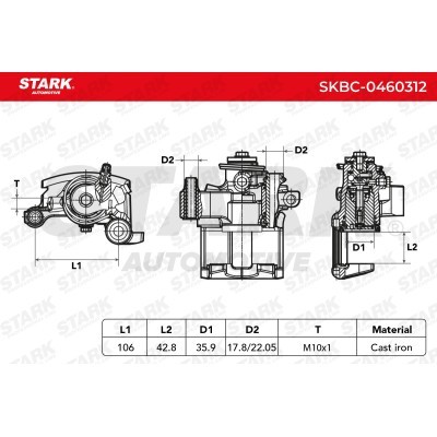 Brake Caliper Stark SKBC-0460312 SKBC-0460312 - photo 5