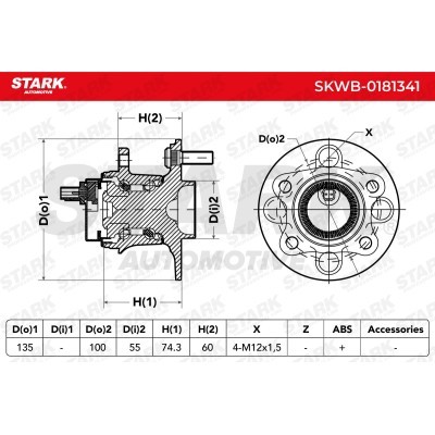 Wheel Bearing Stark SKWB-0181341 SKWB-0181341 - photo 6