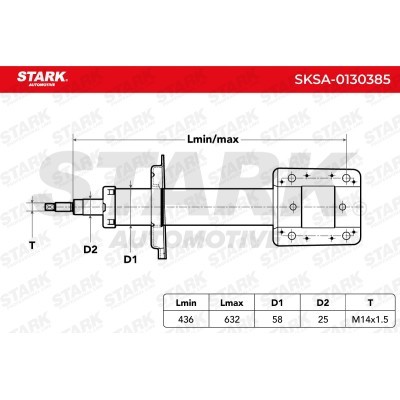 Shock Absorber Stark SKSA-0130385 SKSA-0130385 - photo 3