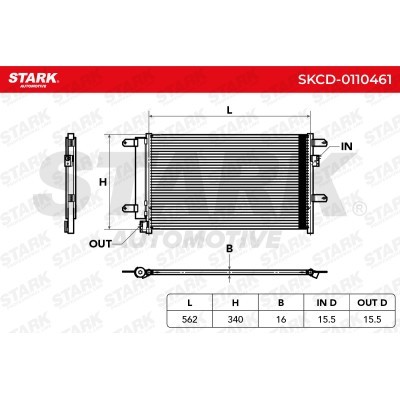 A/C condenser SKCD-0110461 - photo 5