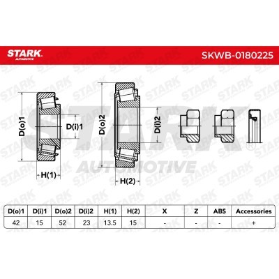 Wheel Bearing Stark SKWB-0180225 SKWB-0180225 - photo 5