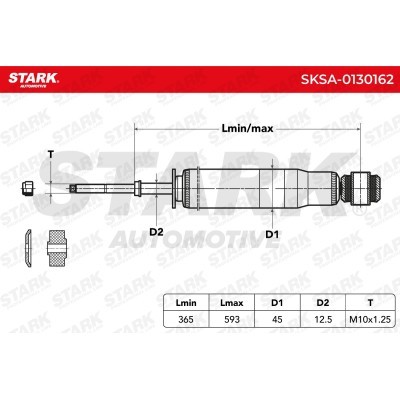 Shock Absorber Stark SKSA-0130162 SKSA-0130162 - photo 3