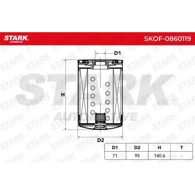 Oil Filter Stark SKOF-0860119 SKOF-0860119 - photo 9