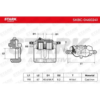 Brake Caliper Stark SKBC-0460241 SKBC-0460241 - photo 6