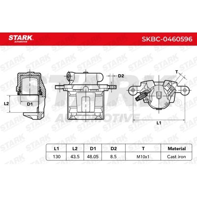 Brake Caliper Stark SKBC-0460596 SKBC-0460596 - photo 6