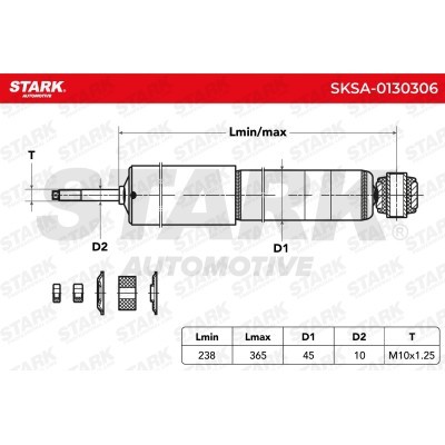 Shock Absorber Stark SKSA-0130306 SKSA-0130306 - photo 3