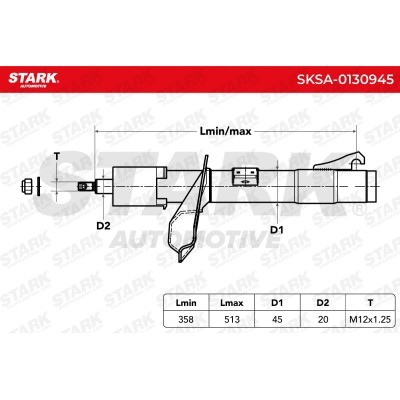 Shock Absorber Stark SKSA-0130945 SKSA-0130945 - photo 3