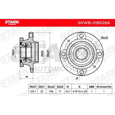 Wheel Bearing Stark SKWB-0180266 SKWB-0180266 - photo 3