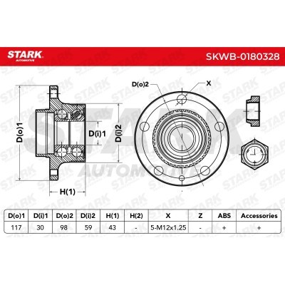 Wheel Bearing Stark SKWB-0180328 SKWB-0180328 - photo 5