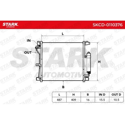 A/C condenser SKCD-0110376 - photo 4