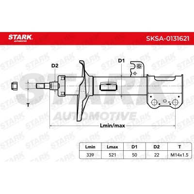 Shock Absorber Stark SKSA-0131621 SKSA-0131621 - photo 3