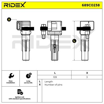 Ignition Coil RIDEX 689C0238 689C0238 - photo 4