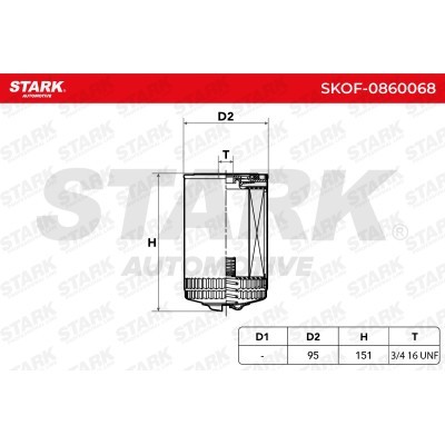 Oil Filter Stark SKOF-0860068 SKOF-0860068 - photo 4