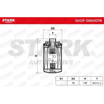 Oil Filter Stark SKOF-0860078 SKOF-0860078 - photo 6
