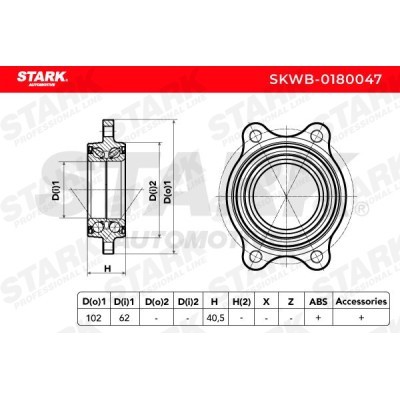 Wheel Bearing Stark SKWB-0180047 SKWB-0180047 - photo 6