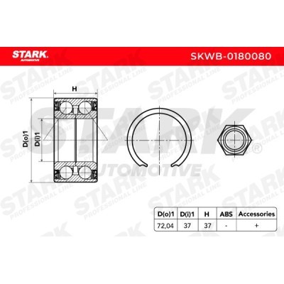 Wheel Bearing Stark SKWB-0180080 SKWB-0180080 - photo 2