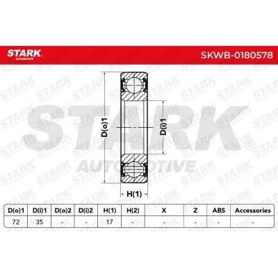 Wheel Bearing Stark SKWB-0180578 SKWB-0180578 - photo 5