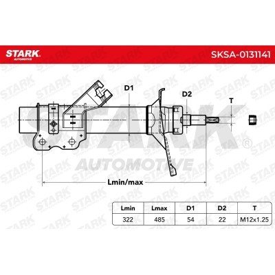 Shock Absorber Stark SKSA-0131141 SKSA-0131141 - photo 2