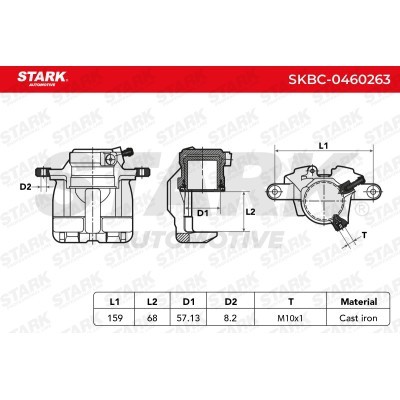 Brake Caliper Stark SKBC-0460263 SKBC-0460263 - photo 6