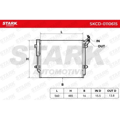 A/C condenser SKCD-0110615 - photo 4