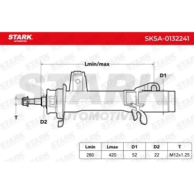 Shock Absorber Stark SKSA-0132241 SKSA-0132241 - photo 8