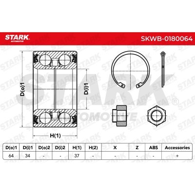 Wheel Bearing Stark SKWB-0180064 SKWB-0180064 - photo 3