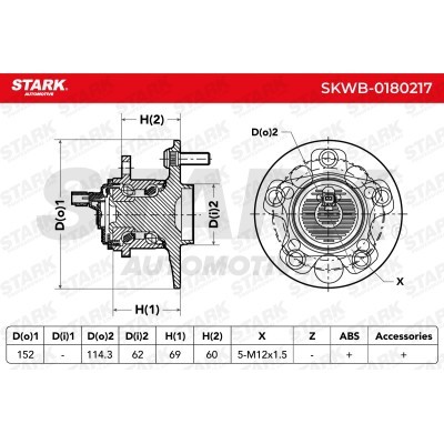 Wheel Bearing Stark SKWB-0180217 SKWB-0180217 - photo 3