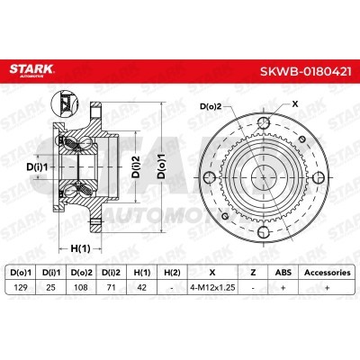 Wheel Bearing Stark SKWB-0180421 SKWB-0180421 - photo 3