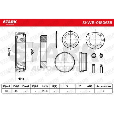Wheel Bearing Stark SKWB-0180638 SKWB-0180638 - photo 2