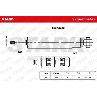 Shock Absorber Stark SKSA-0132429 SKSA-0132429 - photo 5