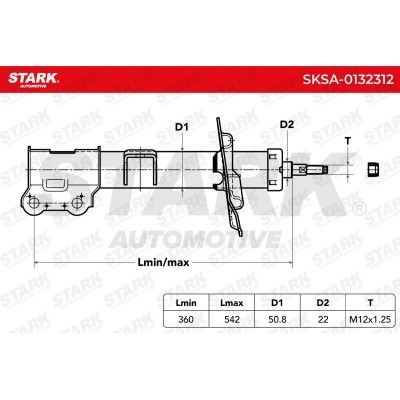 Shock Absorber Stark SKSA-0132312 SKSA-0132312 - photo 3