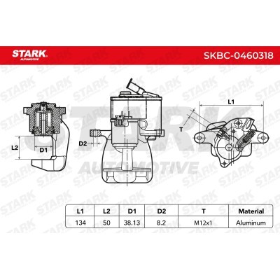Brake Caliper Stark SKBC-0460318 SKBC-0460318 - photo 4
