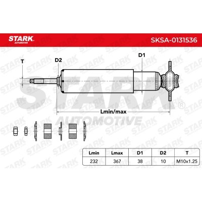 Shock Absorber Stark SKSA-0131536 SKSA-0131536 - photo 3