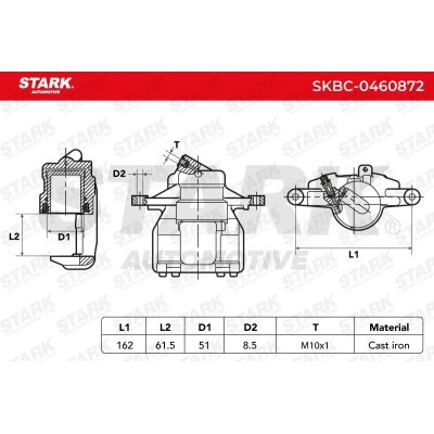Brake Caliper Stark SKBC-0460872 SKBC-0460872 - photo 6
