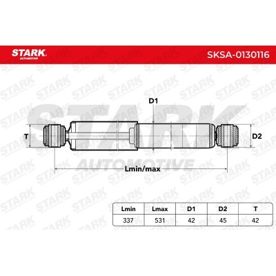 Shock Absorber Stark SKSA-0130116 SKSA-0130116 - photo 3