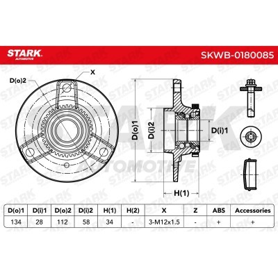 Wheel Bearing Stark SKWB-0180085 SKWB-0180085 - photo 5