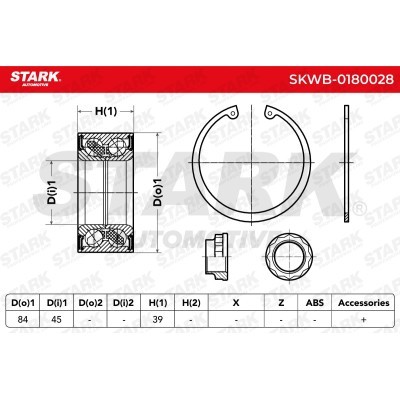 Wheel Bearing Stark SKWB-0180028 SKWB-0180028 - photo 7