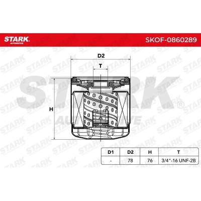Oil Filter Stark SKOF-0860289 SKOF-0860289 - photo 5