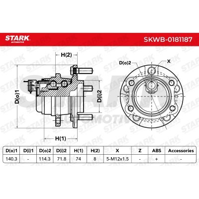 Wheel Bearing Stark SKWB-0181187 SKWB-0181187 - photo 8