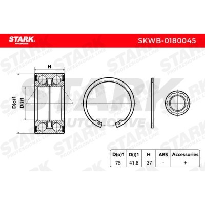 Wheel Bearing Stark SKWB-0180045 SKWB-0180045 - photo 2