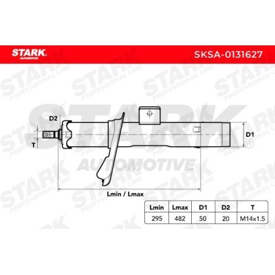 Shock Absorber Stark SKSA-0131627 SKSA-0131627 - photo 4