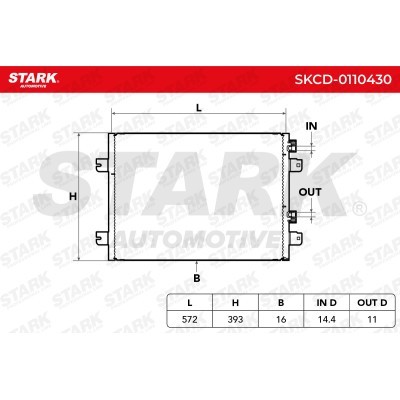 A/C condenser SKCD-0110430 - photo 4