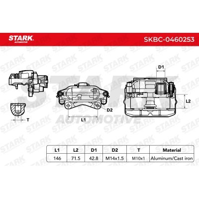Brake Caliper Stark SKBC-0460253 SKBC-0460253 - photo 5