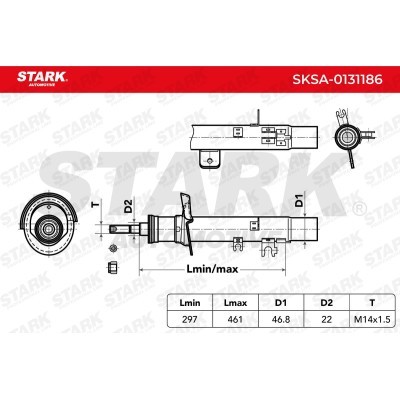 Shock Absorber Stark SKSA-0131186 SKSA-0131186 - photo 3