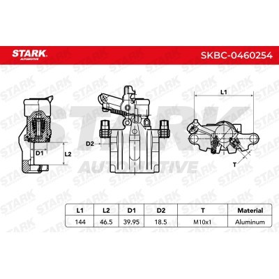 Brake Caliper Stark SKBC-0460254 SKBC-0460254 - photo 5