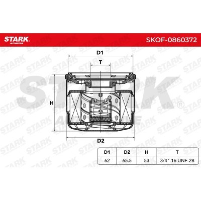 Oil Filter Stark SKOF-0860372 SKOF-0860372 - photo 5