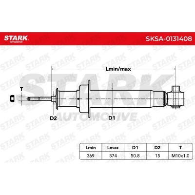 Shock Absorber Stark SKSA-0131408 SKSA-0131408 - photo 3