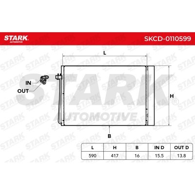 A/C condenser SKCD-0110599 - photo 7